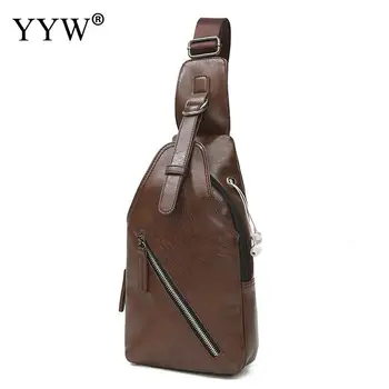 Coffee Color Courier Messenger Bag Multifunction Chest Bags Male Sling Bag Soft PU Leather Handbag with Hole for Headphone 
Coffee Color Courier Messenger Bag Multifunction Chest Bags Male Sling Bag Soft PU Leather Handbag with Hole for Headphone