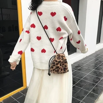 NEW Mini Leopard Print Crossbody Bags For Women Handbags Messenger Bags Shoulder Bag Lady Faux Fur Small Bucket Chain Bags
NEW Mini Leopard Print Crossbody Bags For Women Handbags Messenger Bags Shoulder Bag Lady Faux Fur Small Bucket Chain Bags