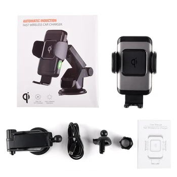 AUCAS Fast Intelliget Qi Wireless Charger Car Air For iPhone XS Max XR X 8 Plus Samsung S9 S8 S7 Wireless Charging Car Holder
AUCAS Fast Intelliget Qi Wireless Charger Car Air For iPhone XS Max XR X 8 Plus Samsung S9 S8 S7 Wireless Charging Car Holder