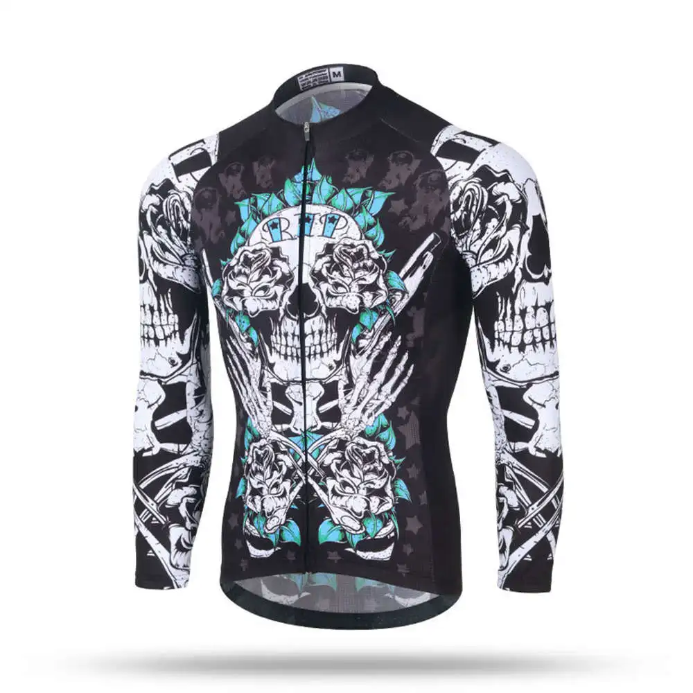 2019 Spring Winter Pro Team Bike Cycling Jersey Long Sleeve Men Thermal Fleece Maillot MTB Bicycle Clothing Windproof Skull
2019 Spring Winter Pro Team Bike Cycling Jersey Long Sleeve Men Thermal Fleece Maillot MTB Bicycle Clothing Windproof Skull