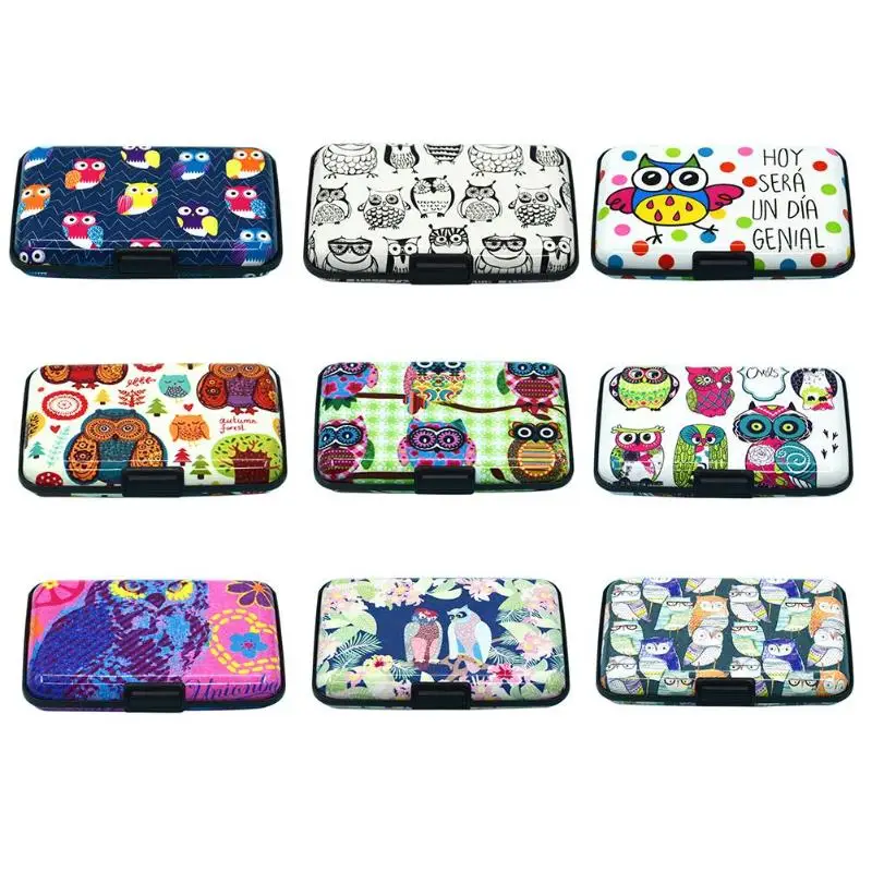 Aluminum Bird Print Wallet Blocking Reader Lock Bank Card Holder Id Bank Card Case Protection Metal Credit NFC Holder 11x7.5cm
Aluminum Bird Print Wallet Blocking Reader Lock Bank Card Holder Id Bank Card Case Protection Metal Credit NFC Holder 11x7.5cm