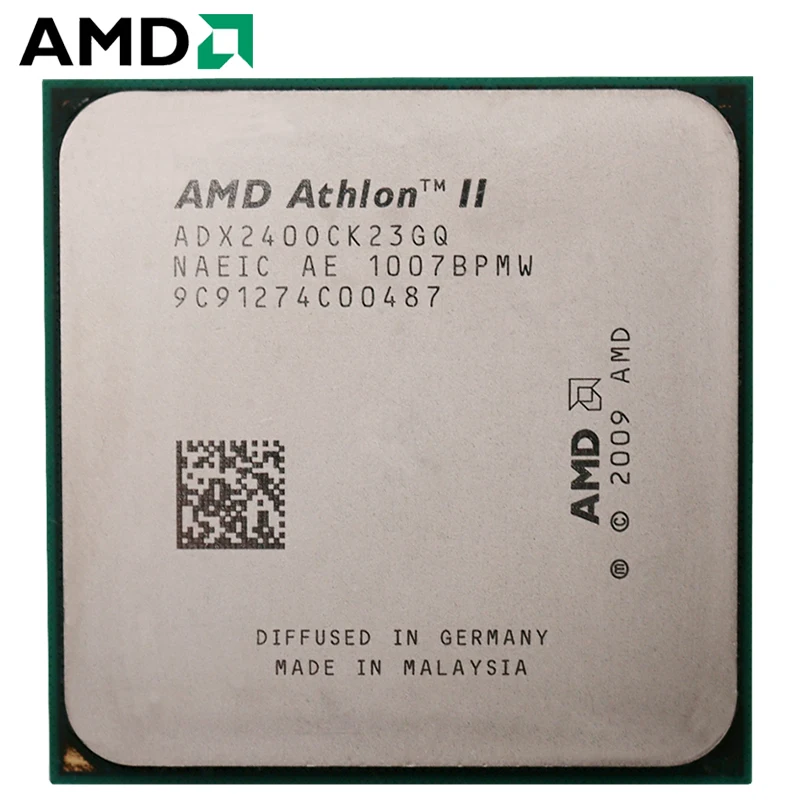 AMD Athlon II X2 240 65W 2.8GHz 938-pin Dual-Core CPU Desktop Processor X2 240 Socket AM3
AMD Athlon II X2 240 65W 2.8GHz 938-pin Dual-Core CPU Desktop Processor X2 240 Socket AM3