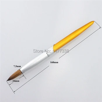 Factory Direct,Size 16,100% Kolinsky Nail Brush #16,Metal Handle Nail Brush Acrylic,Hot Sale!
Factory Direct,Size 16,100% Kolinsky Nail Brush #16,Metal Handle Nail Brush Acrylic,Hot Sale!