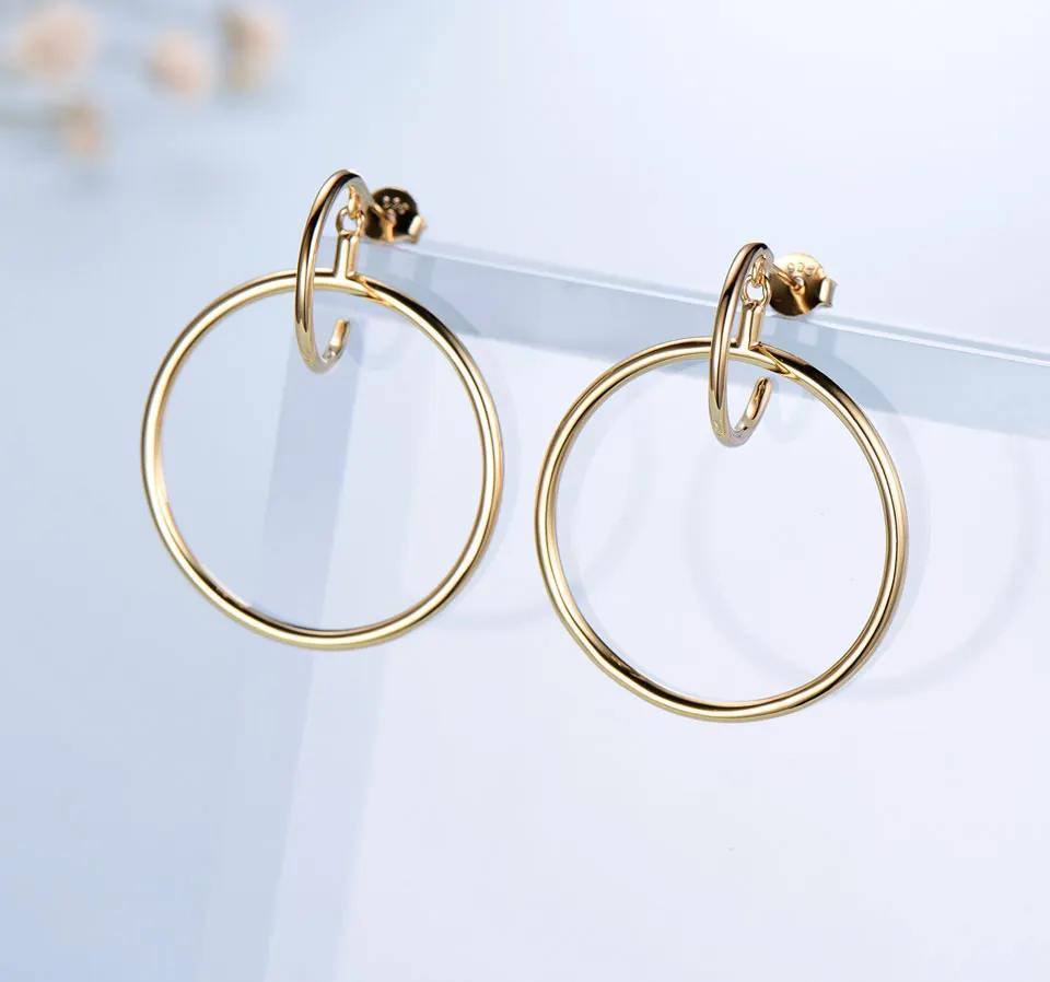 925 sterling silver yellow gold earrings for women (3)