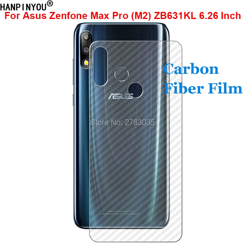 For Asus Zenfone Max Pro (M2) ZB631KL 6.26" 3D Anti-fingerprint Transparent Carbon Fiber Back Film Screen Protector (Not Glass)
For Asus Zenfone Max Pro (M2) ZB631KL 6.26" 3D Anti-fingerprint Transparent Carbon Fiber Back Film Screen Protector (Not Glass)