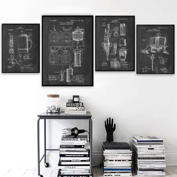 Beer Brewer Mechanical Drawings Wall Art Canvas Painting Nordic Posters And Prints Vintage Wall Pictures For Lounge Bar Club
Beer Brewer Mechanical Drawings Wall Art Canvas Painting Nordic Posters And Prints Vintage Wall Pictures For Lounge Bar Club