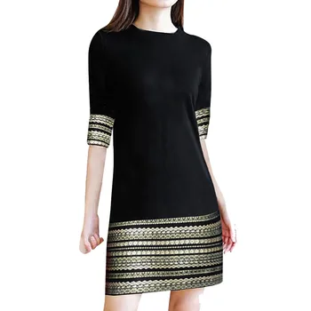 Women's Sexy Dress Women Dress Autumn Платье Женское Vestidos Casual Vintage Elegant Splice Middle Sleeve Easy Mini Dress #YL10
Women's Sexy Dress Women Dress Autumn Платье Женское Vestidos Casual Vintage Elegant Splice Middle Sleeve Easy Mini Dress #YL10