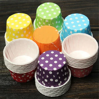 100pcs Decorating Tools Cupcake Colorful Paper Dot Decorate Grease-proof Liner Baking Muffin Box Case Party Cake Mold Wrapper
100pcs Decorating Tools Cupcake Colorful Paper Dot Decorate Grease-proof Liner Baking Muffin Box Case Party Cake Mold Wrapper