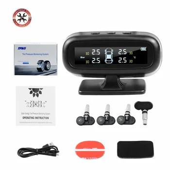 Internal Sensor Car Tire Pressure Alarm Monitor System Display Intelligent Temperature Warning with 4 sensors BAR LCD Display
Internal Sensor Car Tire Pressure Alarm Monitor System Display Intelligent Temperature Warning with 4 sensors BAR LCD Display