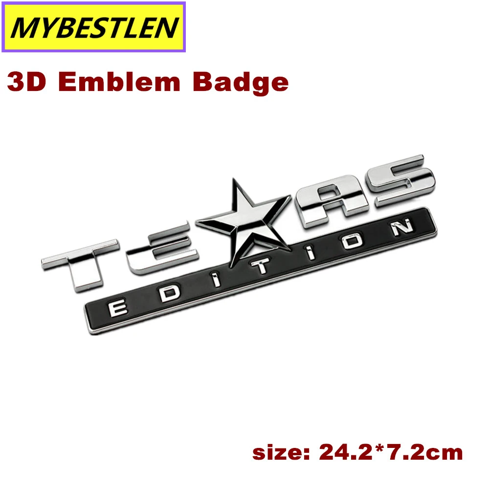 New 3D Metal Texas Edition Emblem Badges Car Decal Car Sticker For JEEP Renegade Wrangler Patriot Cherokee Car Accessories
New 3D Metal Texas Edition Emblem Badges Car Decal Car Sticker For JEEP Renegade Wrangler Patriot Cherokee Car Accessories