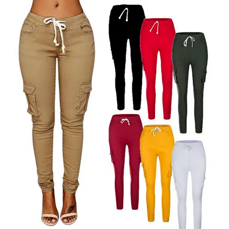 Women Cargo Pants Fashion Sexy Skinny Harem Tactical Pant Women Clothing Ladies Casual Military Multi-Pocket Joggers Sweat Pants
Women Cargo Pants Fashion Sexy Skinny Harem Tactical Pant Women Clothing Ladies Casual Military Multi-Pocket Joggers Sweat Pants