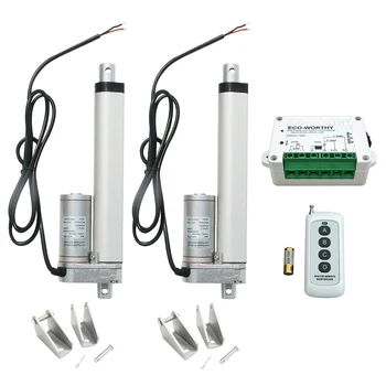 RF remote control DC 12V Electric Actuator Linear 12v Lifting 2 PCS 150mm 6 Inch Linear Actuator for Tripod Camera Auto Lift
RF remote control DC 12V Electric Actuator Linear 12v Lifting 2 PCS 150mm 6 Inch Linear Actuator for Tripod Camera Auto Lift