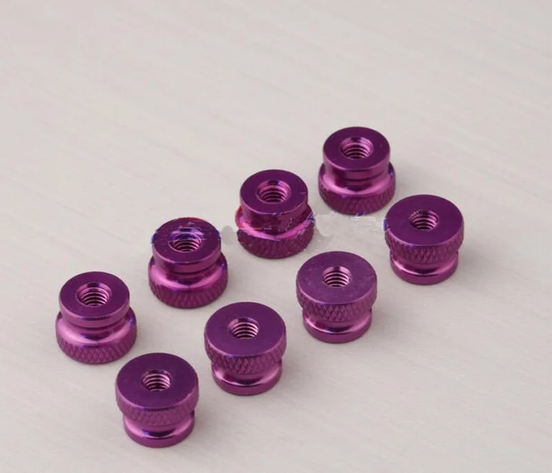 8PCS/Lot M4 Aluminum Hatch Cover Lock Nuts Length 8MM Fixing Equipment Box Screw Nut Purple for RC Hobby Boat Model Spare Parts
8PCS/Lot M4 Aluminum Hatch Cover Lock Nuts Length 8MM Fixing Equipment Box Screw Nut Purple for RC Hobby Boat Model Spare Parts
