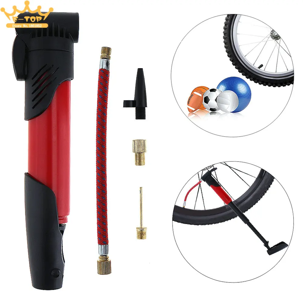 Bicycle / Ball Mini Portable Bicycle Tire Air Pump Inflator Bicycle Pumps with Pump Inflator Extension Tube
Bicycle / Ball Mini Portable Bicycle Tire Air Pump Inflator Bicycle Pumps with Pump Inflator Extension Tube