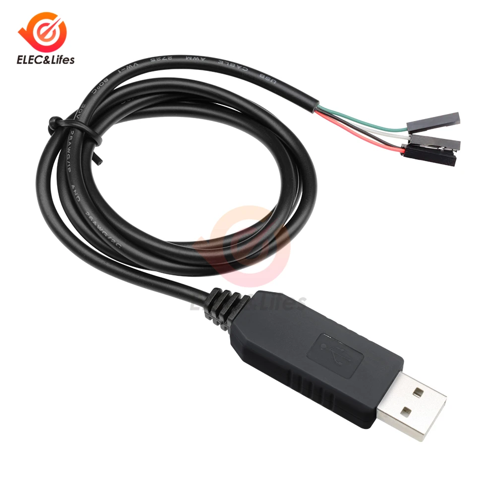 PL2303HX Download cable USB Transfer to TTL RS232 4 Pin Serial Converter Adapter Cable Module PL2303 Console Recovery Upgrade
PL2303HX Download cable USB Transfer to TTL RS232 4 Pin Serial Converter Adapter Cable Module PL2303 Console Recovery Upgrade