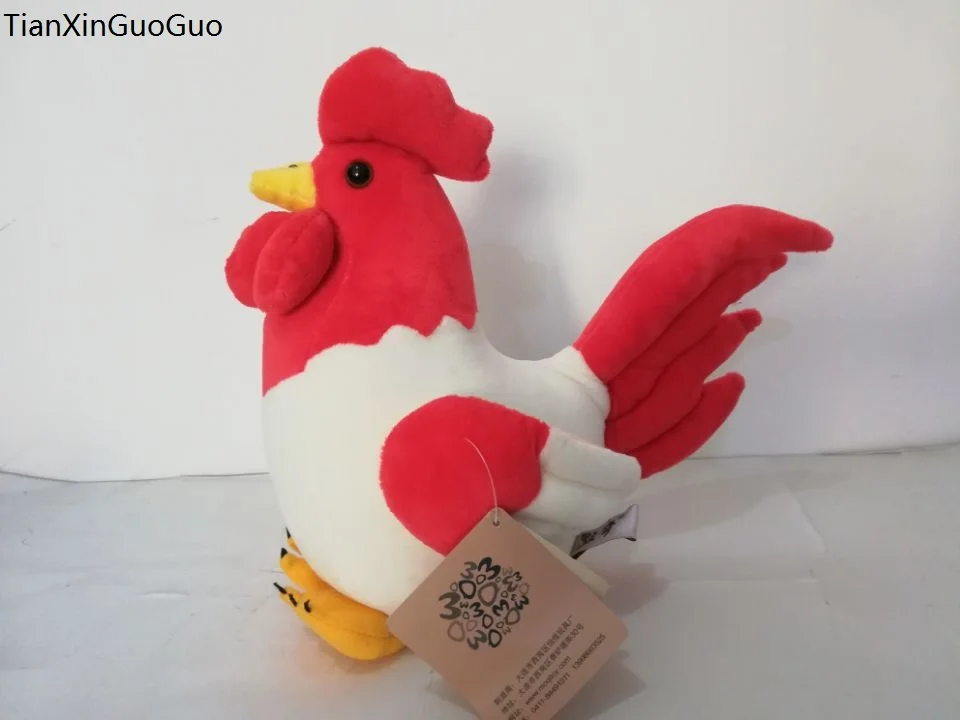 cute cartoon cock plush toy white-red cock chick about 25x24cm soft doll,birthday gift w2042
cute cartoon cock plush toy white-red cock chick about 25x24cm soft doll,birthday gift w2042