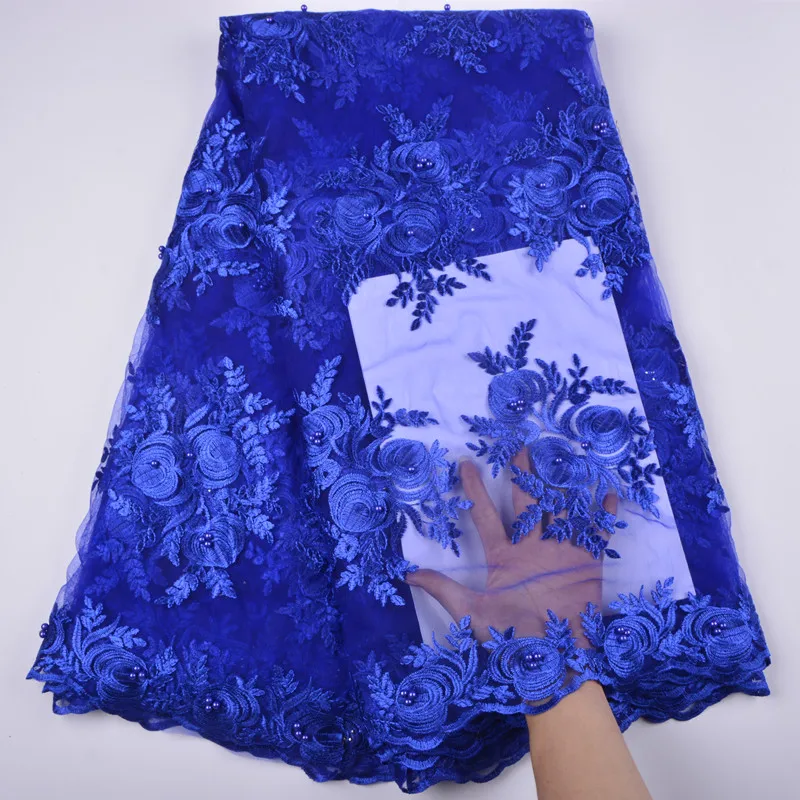 High Quality Royal Blue French Lace Fabric Tulle Net Lace Fabric Bridal Party Dress Embroidery Voile Lace Fabric With Beads
High Quality Royal Blue French Lace Fabric Tulle Net Lace Fabric Bridal Party Dress Embroidery Voile Lace Fabric With Beads