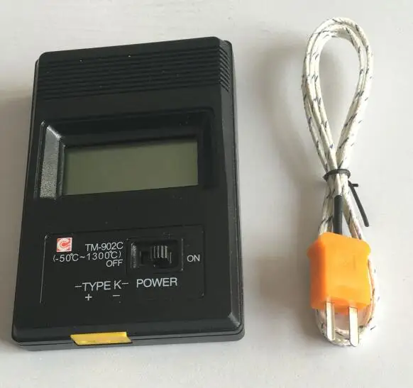 TM-902C digital display thermometer thermometer -50 to 1300 Celsius with K Type Probe
TM-902C digital display thermometer thermometer -50 to 1300 Celsius with K Type Probe