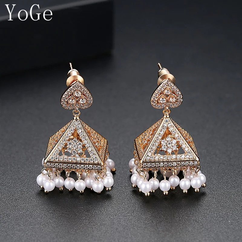 YoGe statement Jewellery, ED004 Fashion AAA CZ and Imitation Pearl Tower Shaped Drop Earrings For Women Dangle Earring
YoGe statement Jewellery, ED004 Fashion AAA CZ and Imitation Pearl Tower Shaped Drop Earrings For Women Dangle Earring
