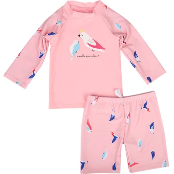 GI FOREVER Girl Bird Print Two Pieces Suit Bikini Children Long Sleeve Swimsuit Kid Cute Swimwear Bathing Suit Maillot De Bai
GI FOREVER Girl Bird Print Two Pieces Suit Bikini Children Long Sleeve Swimsuit Kid Cute Swimwear Bathing Suit Maillot De Bai