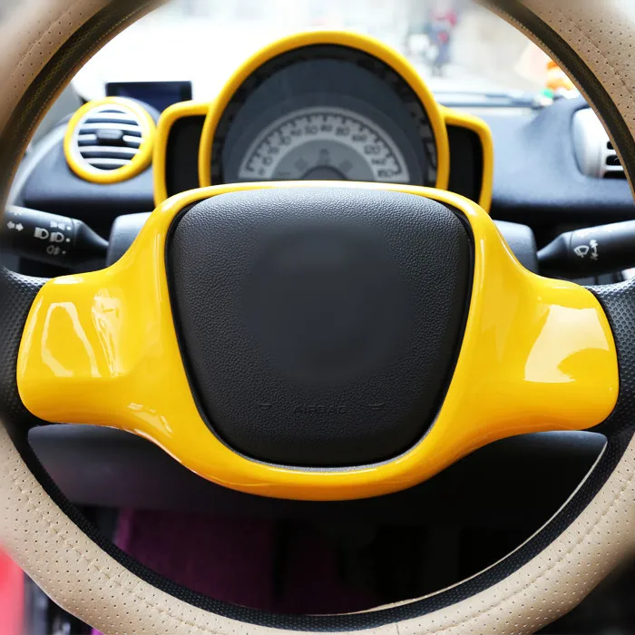 Plastic Car Steering Wheel Panel Cover for Smart fortwo 2009 2010 2011 2012 2013 2014 Steering-Wheel Moulding Trim Sticker
Plastic Car Steering Wheel Panel Cover for Smart fortwo 2009 2010 2011 2012 2013 2014 Steering-Wheel Moulding Trim Sticker