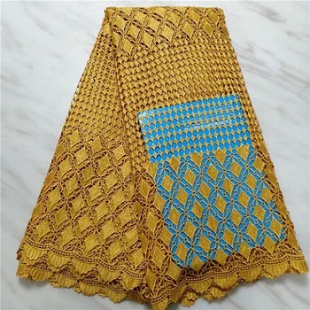Free Shipping 2019 high quality african cord lace fabric, yellow chemical lace For Nigeran Wedding guipure lace fabric(16L-4-19
Free Shipping 2019 high quality african cord lace fabric, yellow chemical lace For Nigeran Wedding guipure lace fabric(16L-4-19