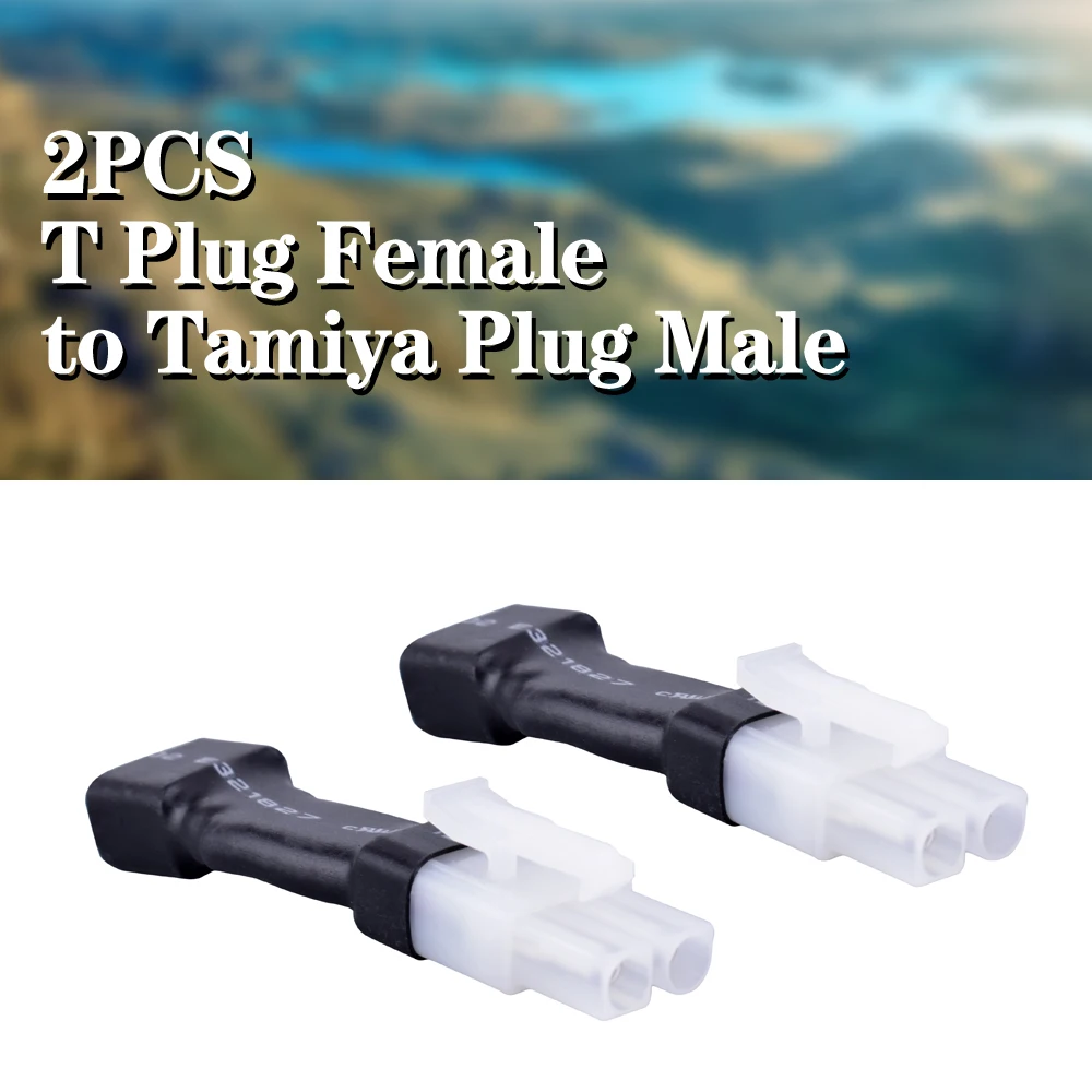 2Pcs T Plug Female to Tamiya Head Male Converter Adapter Connector for RC Car Model Battery Charger Spare Parts
2Pcs T Plug Female to Tamiya Head Male Converter Adapter Connector for RC Car Model Battery Charger Spare Parts