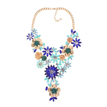 Multicolor Luxury Bridal Maxi Tribal Rhinestone Pendant Necklace For Women Multilayer Big Blue Crystal Femme Long Collar Choker
Multicolor Luxury Bridal Maxi Tribal Rhinestone Pendant Necklace For Women Multilayer Big Blue Crystal Femme Long Collar Choker