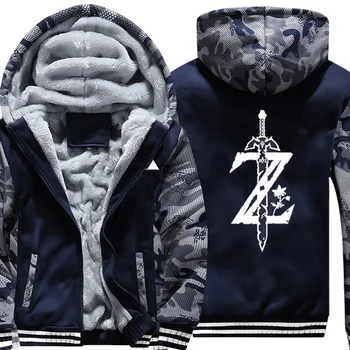 2018 Fashion Camouflage Hoodie Jacket the Legend of Zelda Breath of the Wild Logo Hooded Hoodie Casual Hoodies & Sweatshirts
2018 Fashion Camouflage Hoodie Jacket the Legend of Zelda Breath of the Wild Logo Hooded Hoodie Casual Hoodies & Sweatshirts