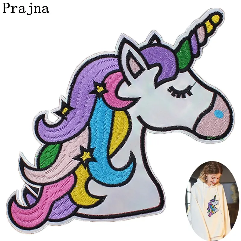 Prajna Unicorn Fabric Stickers to Clothes Embroidery Sew-on Patches for Clothing DIY Animals Cartoon Patch Accessories Badge H
Prajna Unicorn Fabric Stickers to Clothes Embroidery Sew-on Patches for Clothing DIY Animals Cartoon Patch Accessories Badge H