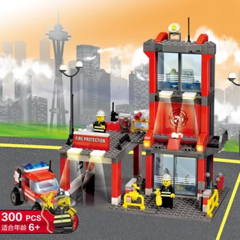 KAZI 8052 300pcs City fire station Building Blocks DIY Educational Bricks Kids Toys Best Kids Xmas Gifts toys for children
KAZI 8052 300pcs City fire station Building Blocks DIY Educational Bricks Kids Toys Best Kids Xmas Gifts toys for children
