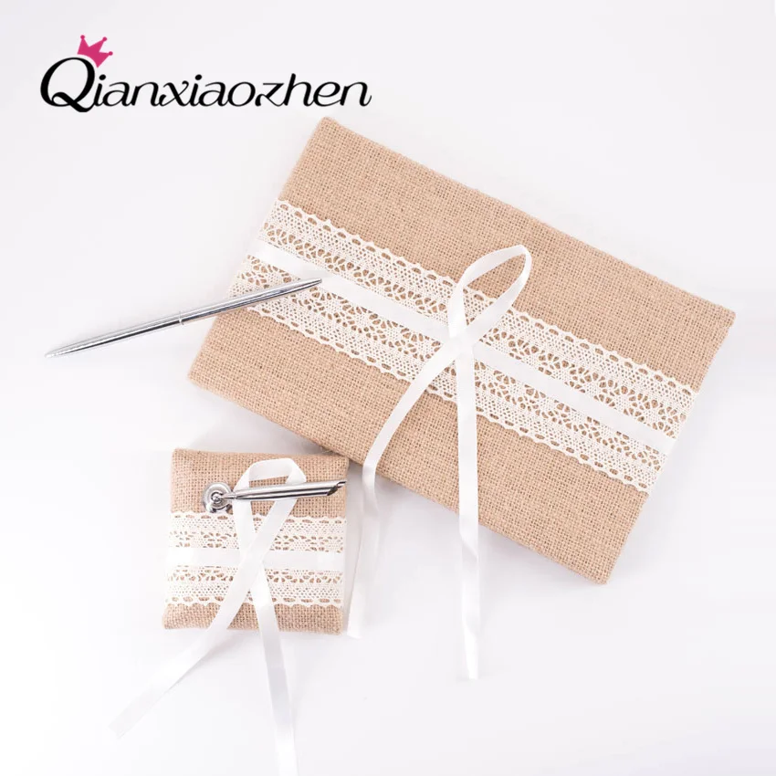 Qianxiaozhen Jute Wedding Guestbook And Pen Set Guest Book Wedding Supplies Wedding Accessories Decoration Cesta Boda Gastenboek
Qianxiaozhen Jute Wedding Guestbook And Pen Set Guest Book Wedding Supplies Wedding Accessories Decoration Cesta Boda Gastenboek