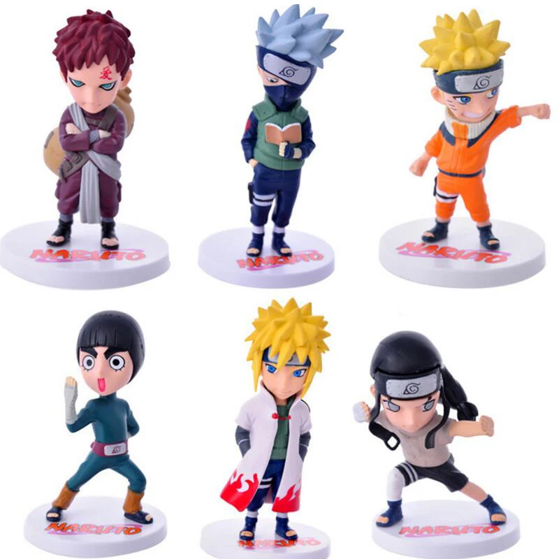 NEW 6 Pcs/Set Naruto Figures Toy Dolls Anime Figurine Collection Q Edition PVC Model Children Baby Kids Toys Gift
NEW 6 Pcs/Set Naruto Figures Toy Dolls Anime Figurine Collection Q Edition PVC Model Children Baby Kids Toys Gift