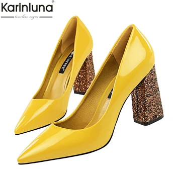 Brand new Glitters High Heels Pumps Woman Ladies Sexy Chunky High Heels Women shoes Elegant Party Wedding Shoes woman
Brand new Glitters High Heels Pumps Woman Ladies Sexy Chunky High Heels Women shoes Elegant Party Wedding Shoes woman