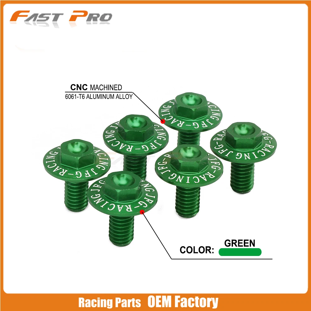 6PCS Front Fork Guard Bolt Screws For KX80 KX85 KX125 KX250 KX250F KX450F KLX450R KLX250 D-TRACKER RMZ250 250SB KX 80 85 125 250
6PCS Front Fork Guard Bolt Screws For KX80 KX85 KX125 KX250 KX250F KX450F KLX450R KLX250 D-TRACKER RMZ250 250SB KX 80 85 125 250