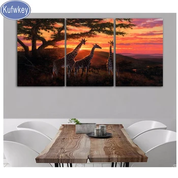 2019 New Africa Giraffe Diamond Painting 3pcs full square Rhinestone picture Diamond Embroidery Mosaic Cross Stitch animal diy
2019 New Africa Giraffe Diamond Painting 3pcs full square Rhinestone picture Diamond Embroidery Mosaic Cross Stitch animal diy