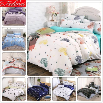 Soft Comfortable High Quality 3/4 pcs Bedding Set Adult Kids Child Bed Linen Single Queen King Size Duvet Cover 150x210 180x220
Soft Comfortable High Quality 3/4 pcs Bedding Set Adult Kids Child Bed Linen Single Queen King Size Duvet Cover 150x210 180x220