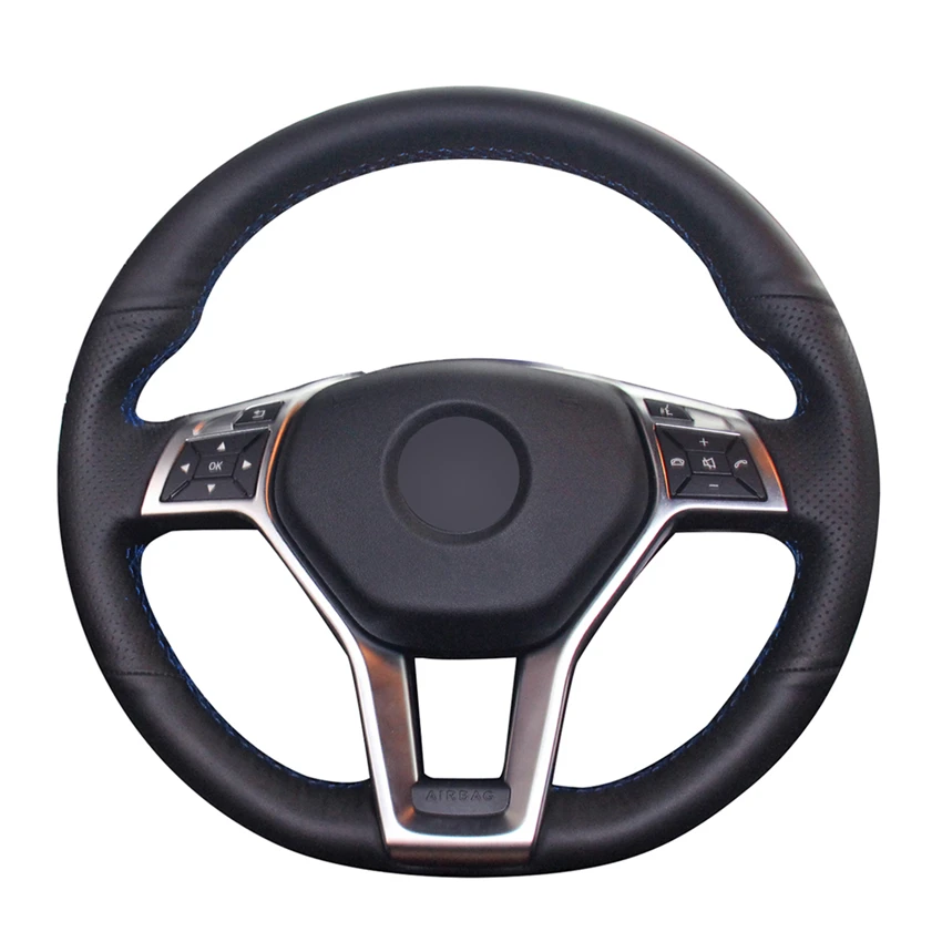 Hand-stitched Black PU Artificial Leather Car Steering Wheel Cover for Mercedes Benz A-Class 2013-2015 CLA-Class 2013 C-Class
Hand-stitched Black PU Artificial Leather Car Steering Wheel Cover for Mercedes Benz A-Class 2013-2015 CLA-Class 2013 C-Class