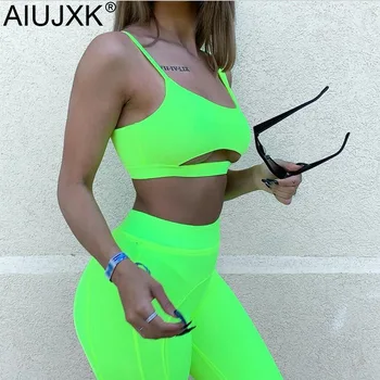 AIUJXK 2019 Fashion Summer Neon Two Piece Set Women New Sport Biker Crop And Shorts Outfit Female Casual Tight Tracksuit Clothes
AIUJXK 2019 Fashion Summer Neon Two Piece Set Women New Sport Biker Crop And Shorts Outfit Female Casual Tight Tracksuit Clothes