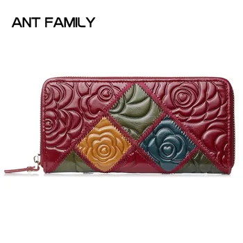 Vintage Genuine Leather Women Wallets Long Zipper Coin Purse Fashion Flowers Card Holder Wallet Real Leather Clutch Money Bag
Vintage Genuine Leather Women Wallets Long Zipper Coin Purse Fashion Flowers Card Holder Wallet Real Leather Clutch Money Bag