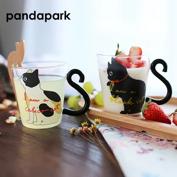 Pandapark New Cute Creative Cat Kitty Glass Mug Cup Tea Cup Milk Coffee Mugs Breakfast Cup Meow Fruit Juice Tumbler PPX010
Pandapark New Cute Creative Cat Kitty Glass Mug Cup Tea Cup Milk Coffee Mugs Breakfast Cup Meow Fruit Juice Tumbler PPX010