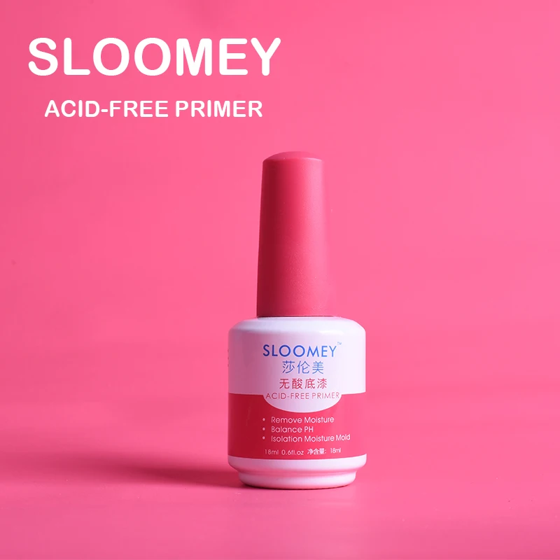 

SLOOMEY 18ml Nail art no-acid primer base coat gel lacquer Removing Grease Balance Special Tool For Nail Polish UV Gel