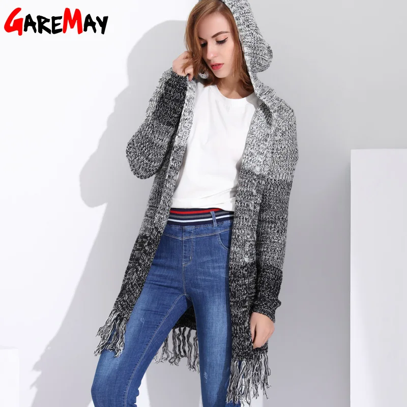 GAREMAY Woman Sweater Cardigan Long Sleeve Loose Tassel Fringed Knitting Long Cardigans Sweater Women Jumper Outwear Female Coat
GAREMAY Woman Sweater Cardigan Long Sleeve Loose Tassel Fringed Knitting Long Cardigans Sweater Women Jumper Outwear Female Coat