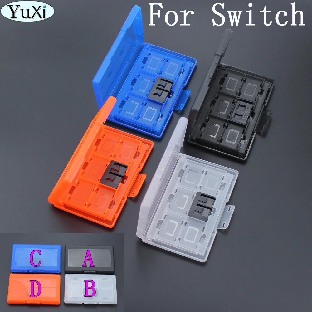 12+2 Slots Plastic Game Cards Case Video Game Cards Memory Card Storage Box Multi Protective case for NS Nintendo Switch
12+2 Slots Plastic Game Cards Case Video Game Cards Memory Card Storage Box Multi Protective case for NS Nintendo Switch