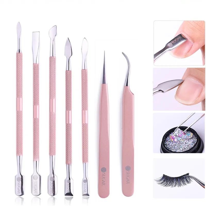 UR SUGAR 1Pc Rose Gold Cuticle Pusher Nail Polish Gel Dead Skin Remover Dual-ended Stainless Steel Manicure Nail Art Tool
UR SUGAR 1Pc Rose Gold Cuticle Pusher Nail Polish Gel Dead Skin Remover Dual-ended Stainless Steel Manicure Nail Art Tool