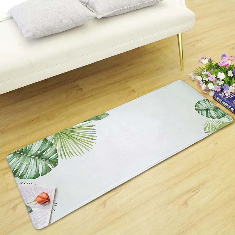 Zeegle Microfiber Mats For Hallway Anti-slip Bedroom Area Rug Bedside Sofa Table Floor Absorbent Kitchen Rugs Doormats | Дом и сад