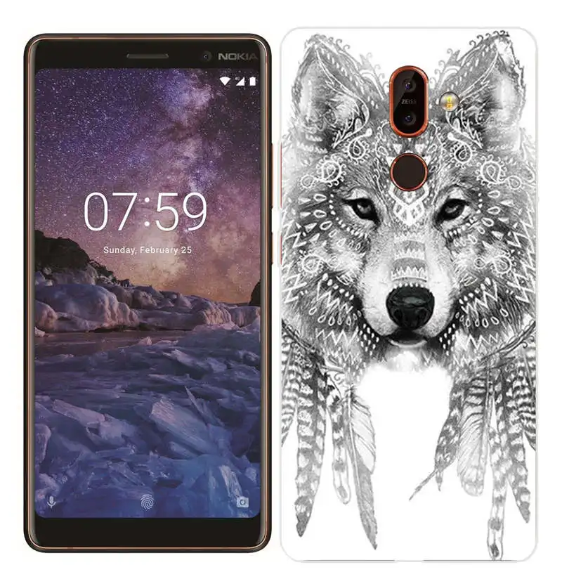 Arvin Case for Nokia 7 Plus Silicon Cover For Nokia 2.1 3.1 5.1 6.1 Transparent Fundas for Nokia X6 Soft TPU Nokia 3 5 6 7 8 Bag (10)