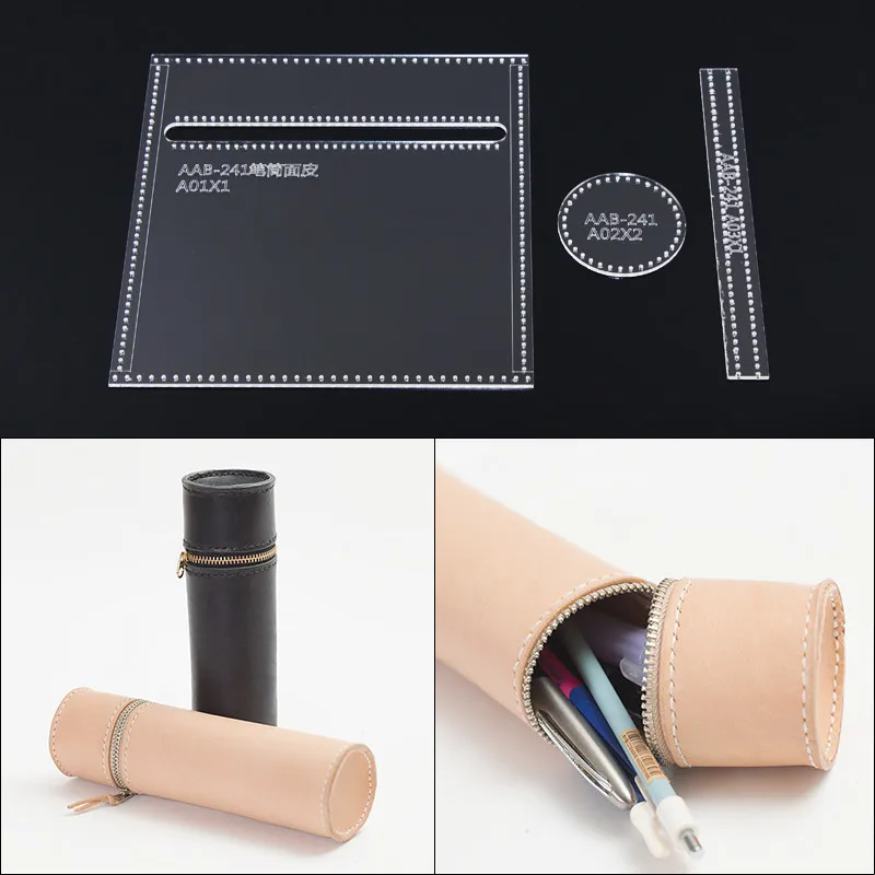DONYAMY 1 Set Pen Case Leather Acrylic templates Pattern designer Craft DIY Hobby Amateurs
DONYAMY 1 Set Pen Case Leather Acrylic templates Pattern designer Craft DIY Hobby Amateurs