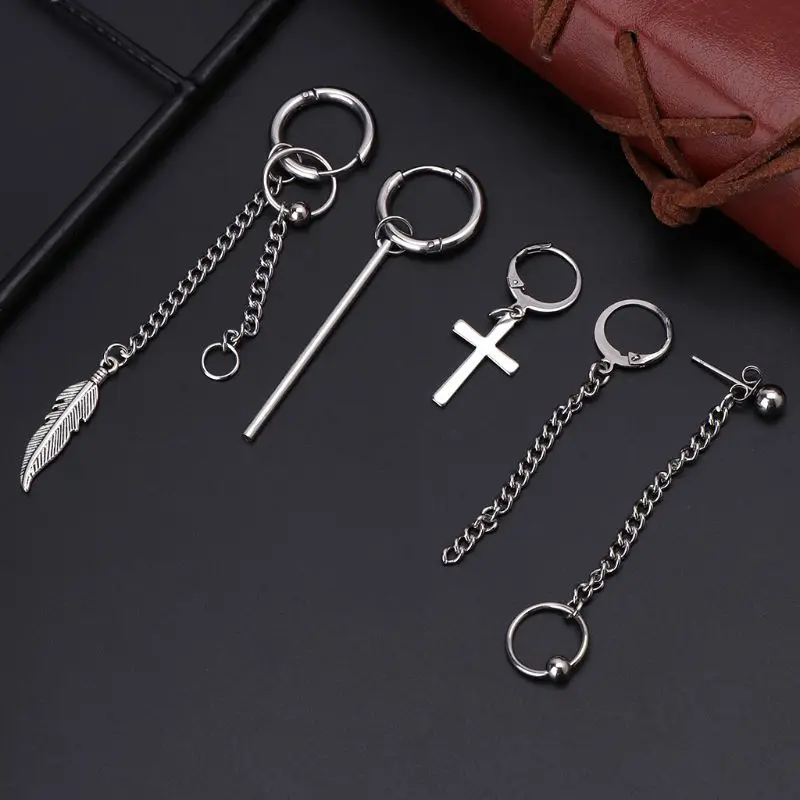 5 Pcs/Set Stainless Steel Jewelry Earrings Women Men Unisex Personality Unique Gifts Irregular Charms Creative Simple Popular
5 Pcs/Set Stainless Steel Jewelry Earrings Women Men Unisex Personality Unique Gifts Irregular Charms Creative Simple Popular