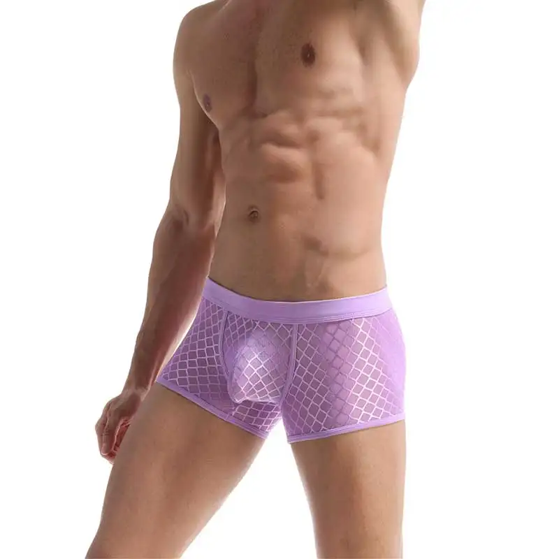 2018 Mens Underwear Boxers Male Underwear Mesh Underpants Sexy Half Transparent Man Boxer Shorts
2018 Mens Underwear Boxers Male Underwear Mesh Underpants Sexy Half Transparent Man Boxer Shorts
